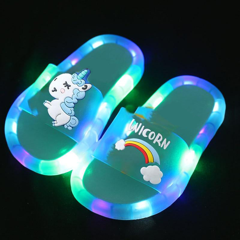 Light up shop flip flops