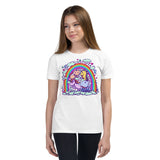 Youth Little Unicorn and Friends under Rainbow