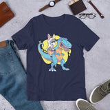 Easter Unicorn Riding on a TRex