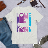 Purple, Pink and Blue Unicorn Love