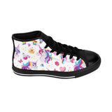 Women's Unicorn Print High-top Sneakers