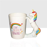 I Don't Believe In Humans Unicorn Mug