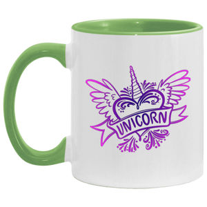 Heart and Wings Unicorn Mug