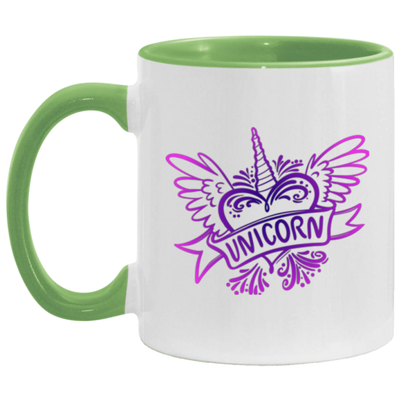 Heart and Wings Unicorn Mug