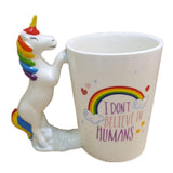 I Don't Believe In Humans Unicorn Mug