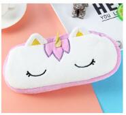 Plush Unicorn Pencil Bag