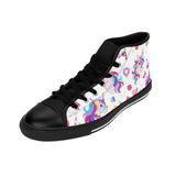 Women's Unicorn Print High-top Sneakers