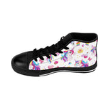 Women's Unicorn Print High-top Sneakers