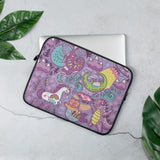 Purple Mythical Creatures Laptop Sleeve