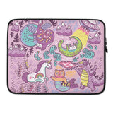 Pink Mythical Creatures Laptop Sleeve