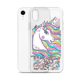 Liquid Glitter Pastel Unicorn Phone Case