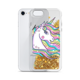 Liquid Glitter Pastel Unicorn Phone Case