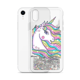 Liquid Glitter Pastel Unicorn Phone Case