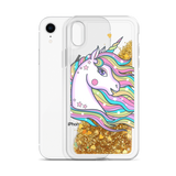 Liquid Glitter Pastel Unicorn Phone Case