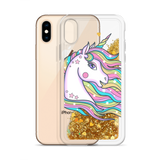 Liquid Glitter Pastel Unicorn Phone Case