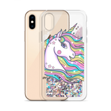 Liquid Glitter Pastel Unicorn Phone Case