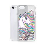 Liquid Glitter Pastel Unicorn Phone Case