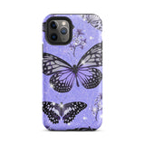 Purple Butterfly Tough iPhone case