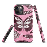 Pink Butterfly Tough iPhone case