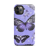 Purple Butterfly Tough iPhone case