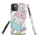 Cute Hippo Ice Cream Tough iPhone case