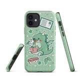 Cute Green Dragon Tough iPhone case