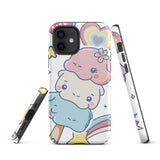 Cute Hippo Ice Cream Tough iPhone case