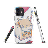 Cute Peach Milk Tough iPhone case