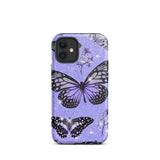 Purple Butterfly Tough iPhone case