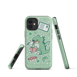 Cute Green Dragon Tough iPhone case