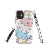 Cute Hippo Ice Cream Tough iPhone case