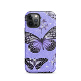 Purple Butterfly Tough iPhone case