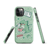 Cute Green Dragon Tough iPhone case