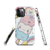 Cute Hippo Ice Cream Tough iPhone case