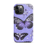 Purple Butterfly Tough iPhone case