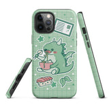 Cute Green Dragon Tough iPhone case