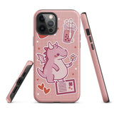 Cute Pink Dragon Tough iPhone case