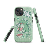 Cute Green Dragon Tough iPhone case