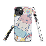 Cute Hippo Ice Cream Tough iPhone case