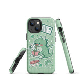 Cute Green Dragon Tough iPhone case