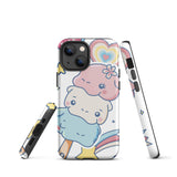 Cute Hippo Ice Cream Tough iPhone case