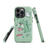 Cute Green Dragon Tough iPhone case