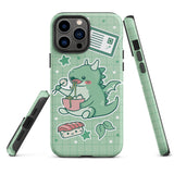 Cute Green Dragon Tough iPhone case