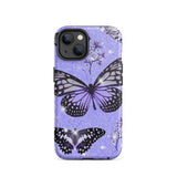 Purple Butterfly Tough iPhone case