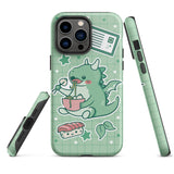 Cute Green Dragon Tough iPhone case