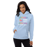 Unicorn Mom, Like a Regular Mom Fleece Hoodie