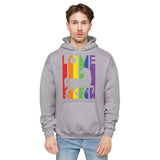 Rainbow Love and Unicorn Fleece Hoodie