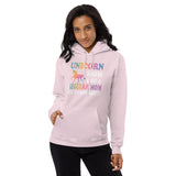 Unicorn Mom, Like a Regular Mom Fleece Hoodie