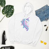 Sleepy Unicorn Unisex Fleece Hoodie