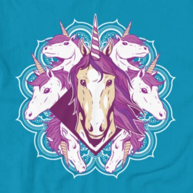 Purple Unicorn Mandala